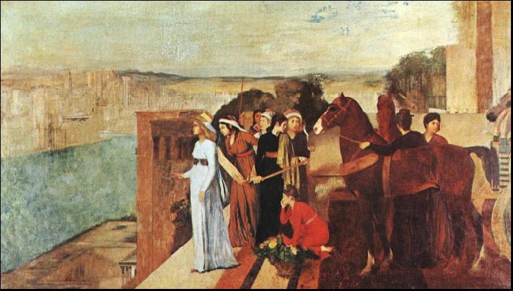 Edgar Degas Semiramis Building Babylon china oil painting image